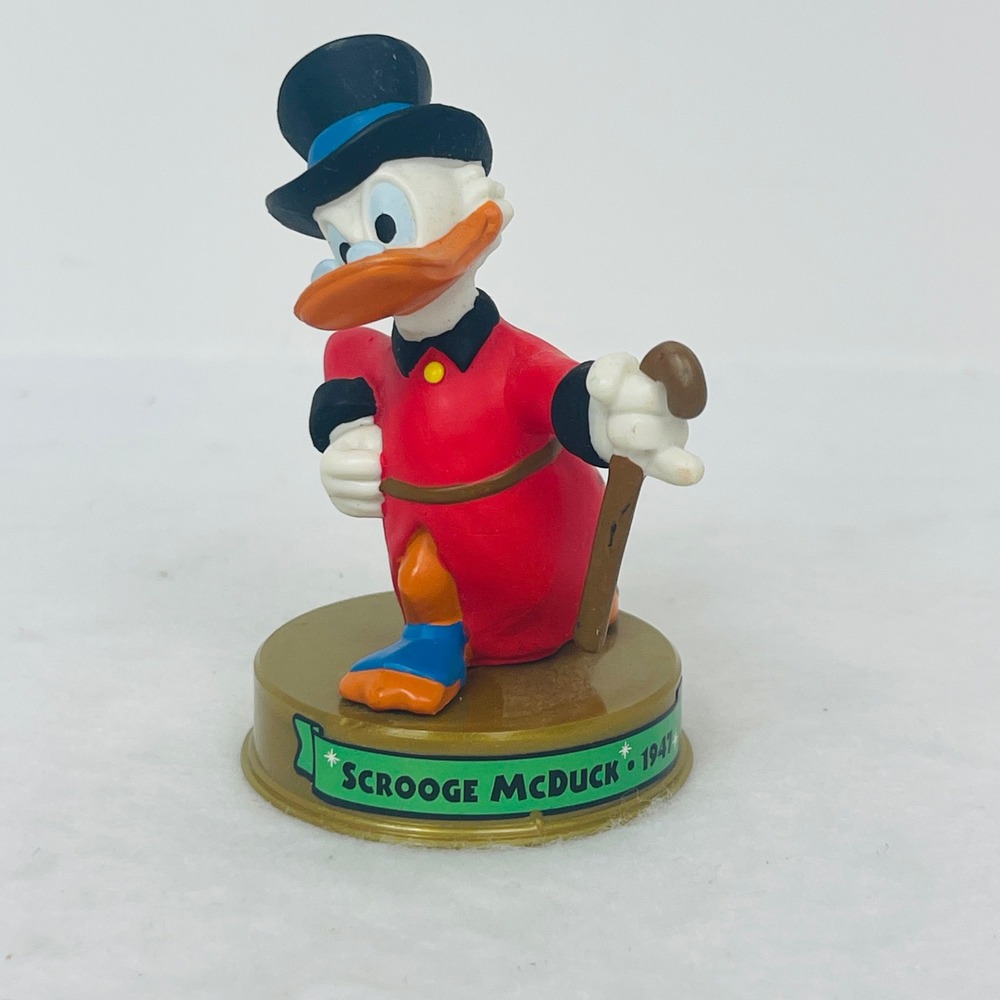 Disney Scrooge McDuck 100 Years of Magic Figurine 1947 Walt Disney World Red EX